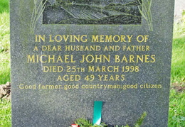 BARNES Michael John died 1998